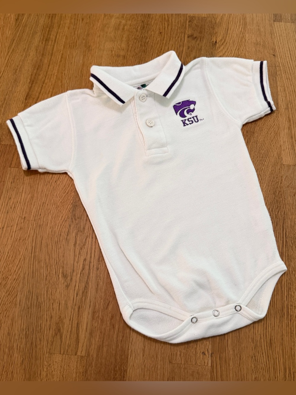 Baby Boa 18 MONTHS White K State Wildcats One Piece Bodysuit